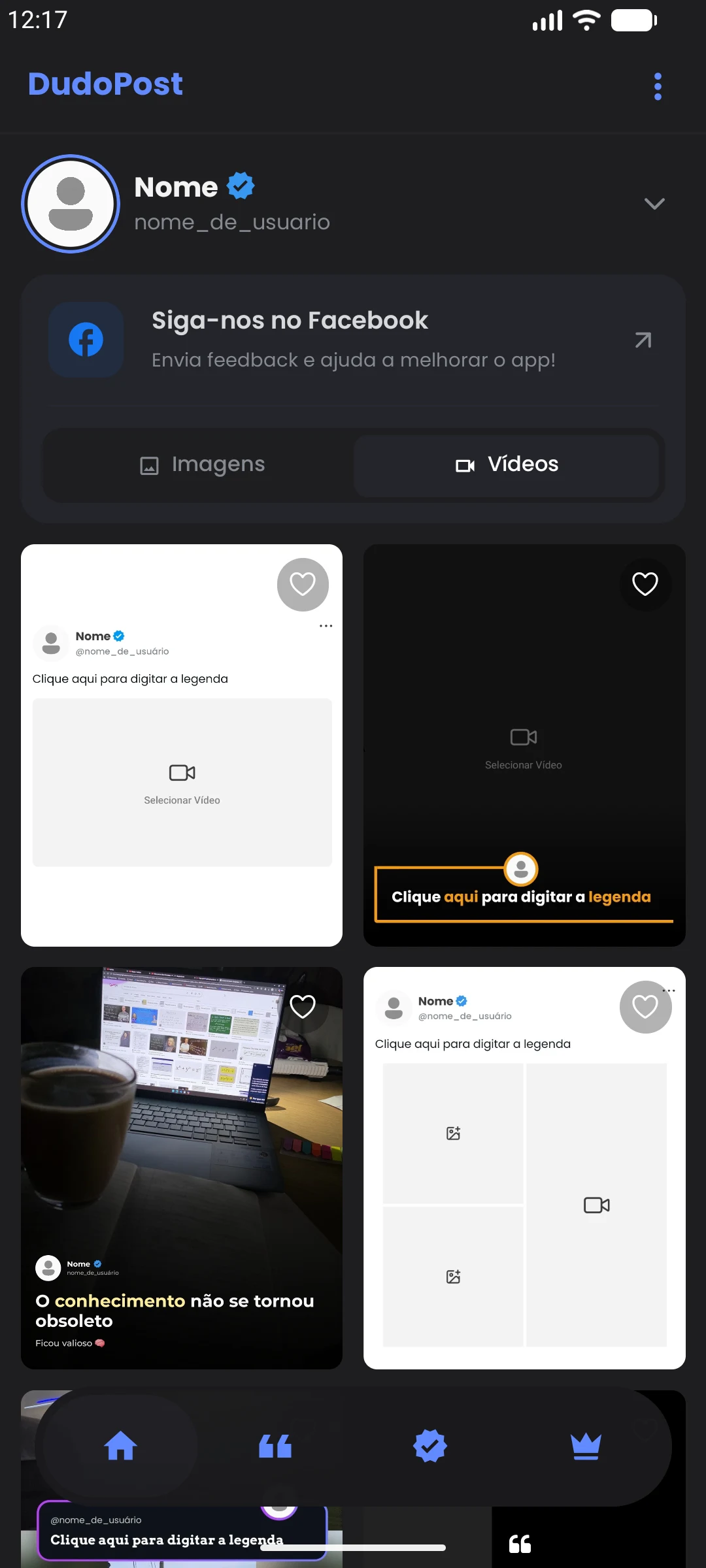 Quotes creator - DudoPost screenshot