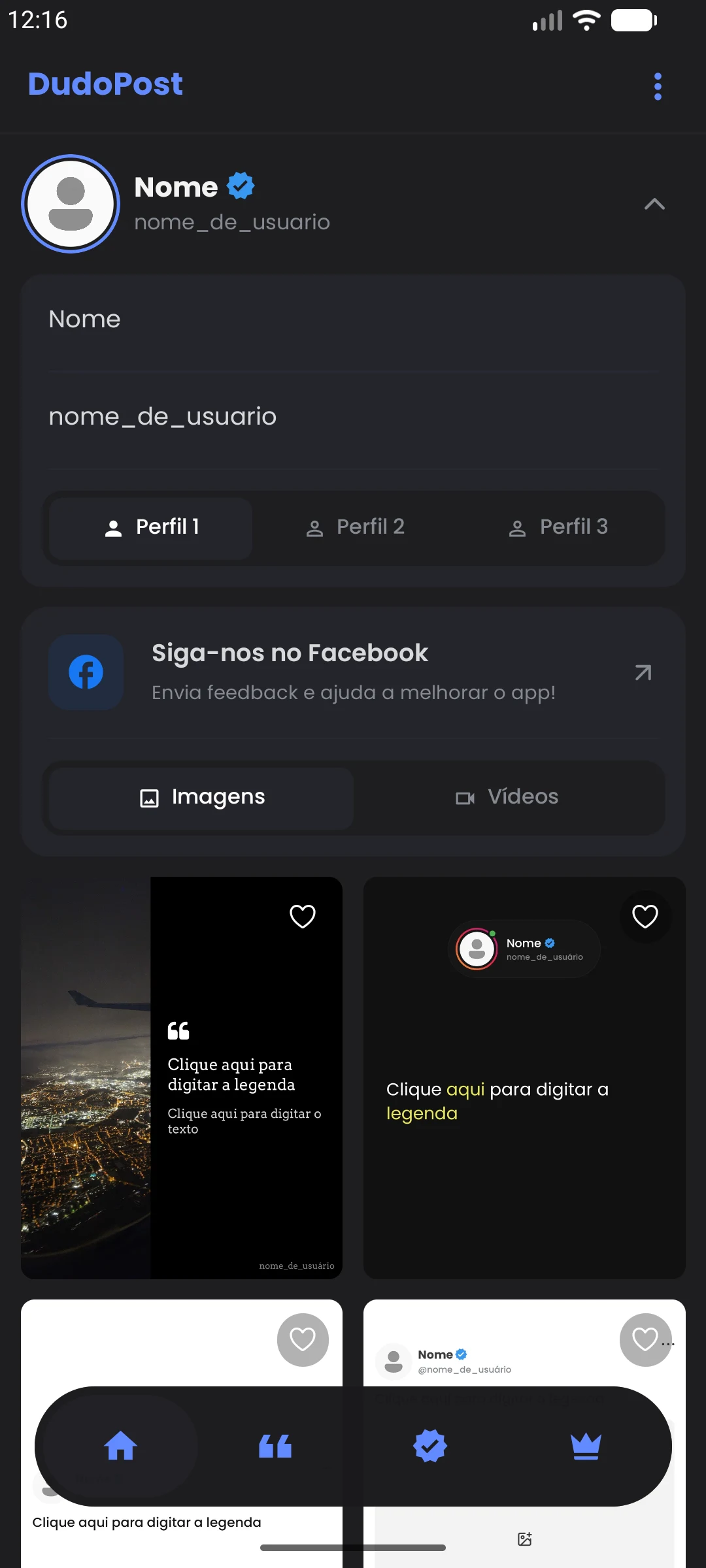 Quotes creator - DudoPost screenshot